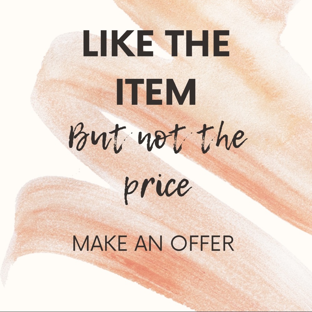 Feel free to send an offer! 😊